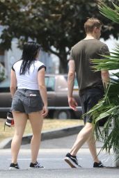 Ariel Winter in Jeans Shorts - Out For Lunch in Studio City
