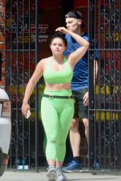 Ariel Winter in Sports Bra Leaving a Gym in Studio City 07/21/2018