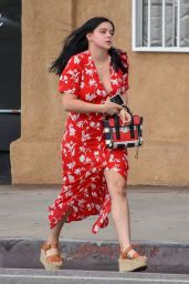 Ariel Winter in Summer Dress at Modern Pamper in North Hollywood