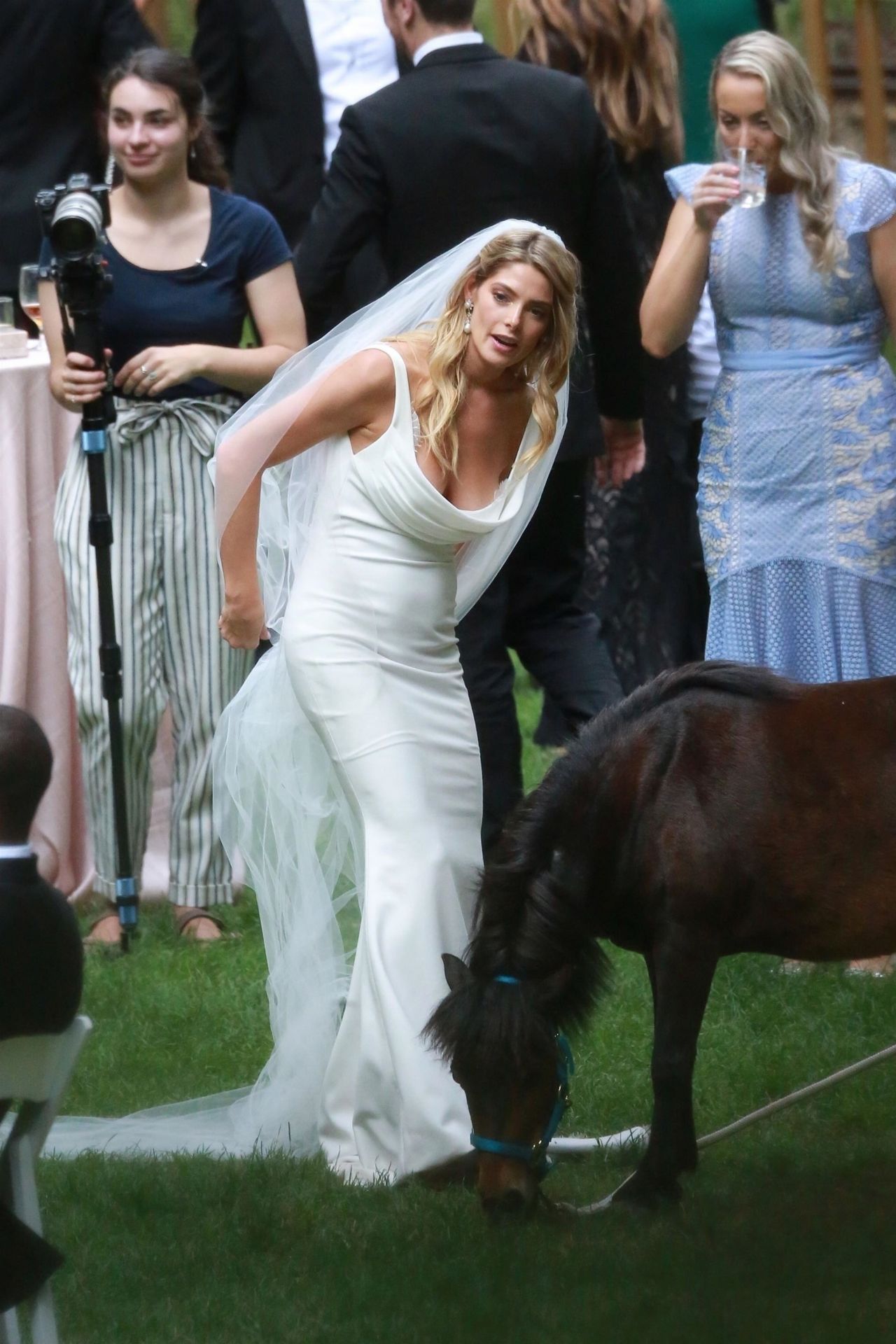 Ashley Greene at Her Wedding in San Jose 07/06/2018