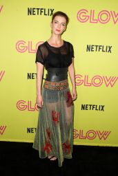 Betty Gilpin – “Glow” Roller Skating Event in LA