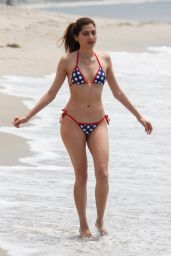 Blanca Blanco in Star Spangled Bikini in Malibu 07/04/2018