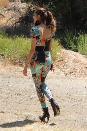 Blanca Blanco in Tights - Hiking in Malibu 07/05/2018