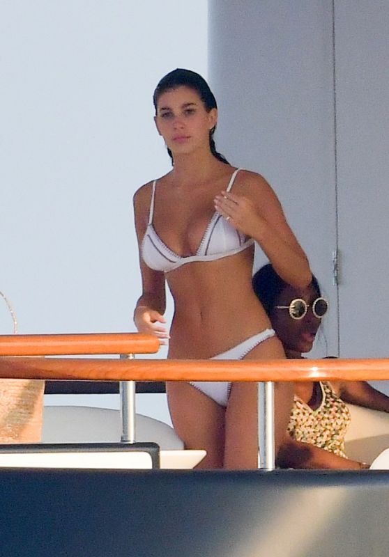 Camila Morrone in Bikini on a Yacht in Saint-Tropez 07/29/2018