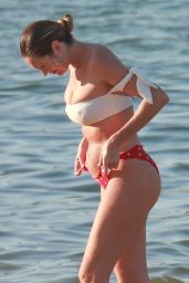 Candice Swanepoel in Bikini on the Beach in Vitoria