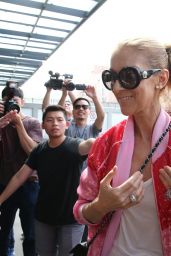 Celine Dion at Taipei Songshan Airport 07/15/2018