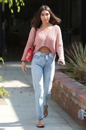 Chantel Jeffries Casual Style - Leaves a Salon in West Hollywood 07/18/2018