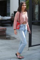 Chantel Jeffries Casual Style - Leaves a Salon in West Hollywood 07/18/2018