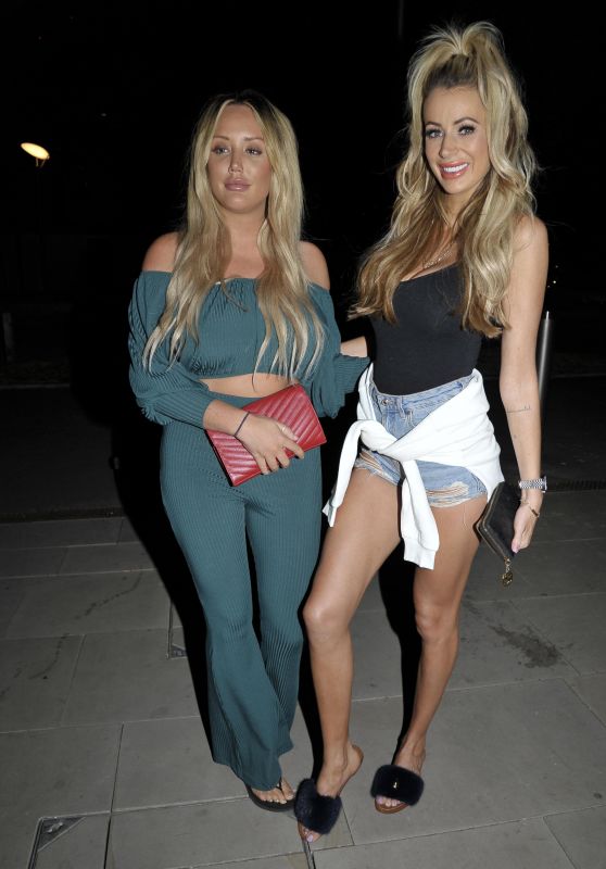 Charlotte Crosby and Olivia Attwood Night Out - Manchester 07/07/2018