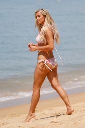 Chloe Meadows in Bikini on a Beach in Portugal, June 2018