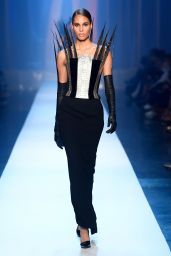 Cindy Bruna Walks Jean Paul Gaultier Fashion Show in Paris 07/04/2018