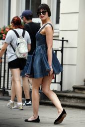 Daisy Lowe Strolling Through Central London 07/26/2018