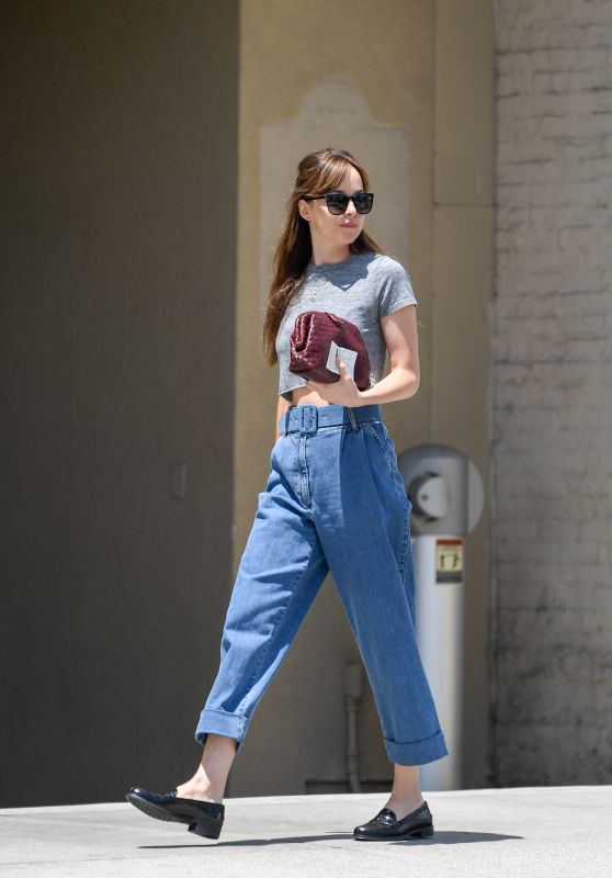 Dakota Johnson Casual Style - Leaving Thibiant in Beverly Hills