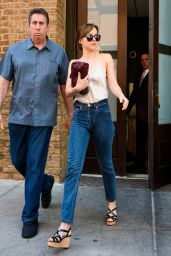 Dakota Johnson in Jeans - Out in NY 07/19/2018