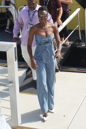 Danai Gurira Greets Fans After a Panel at the #IMDboat for SDCC 2018