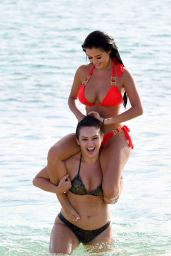 Demi Rose Mawby and Alexandra Cane in Bikinis on the Island of Sal, Cape Verde