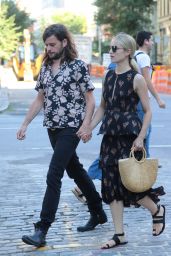 Dianna Agron Holding Hands With Her Husband Winston Marshall - Out in NYC