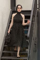 Dita Von Teese Looks Stylish - Shops for Carpet in West Hollywood