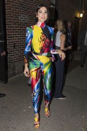 Dua Lipa - Exits "The Late Show with Stephen Colbert" in NYC 07/26/2018