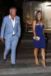 Elizabeth Hurley Night Out in Mallorca 07/27/2018