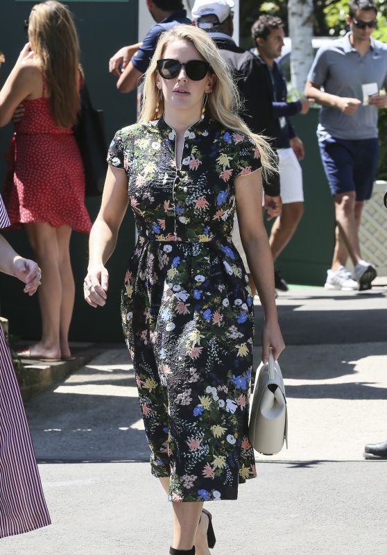 Ellie Goulding at The Championships at Wimbledon 07/02/2018
