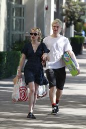 Emma Roberts and Evan Peters at Target in Los Angeles 07/14/2018