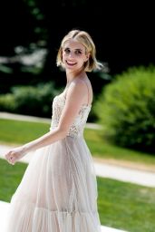 Emma Roberts - Arriving at Dior Fall-Winter 2018-2019 Haute Couture Show in Paris