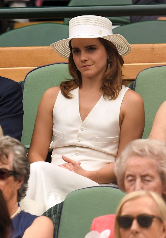 Emma Watson - Championships at Wimbledon in London 07/14/2018