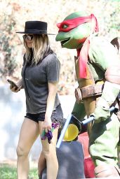 Fergie at a Ninja Turtles Themed Party in Los Angeles