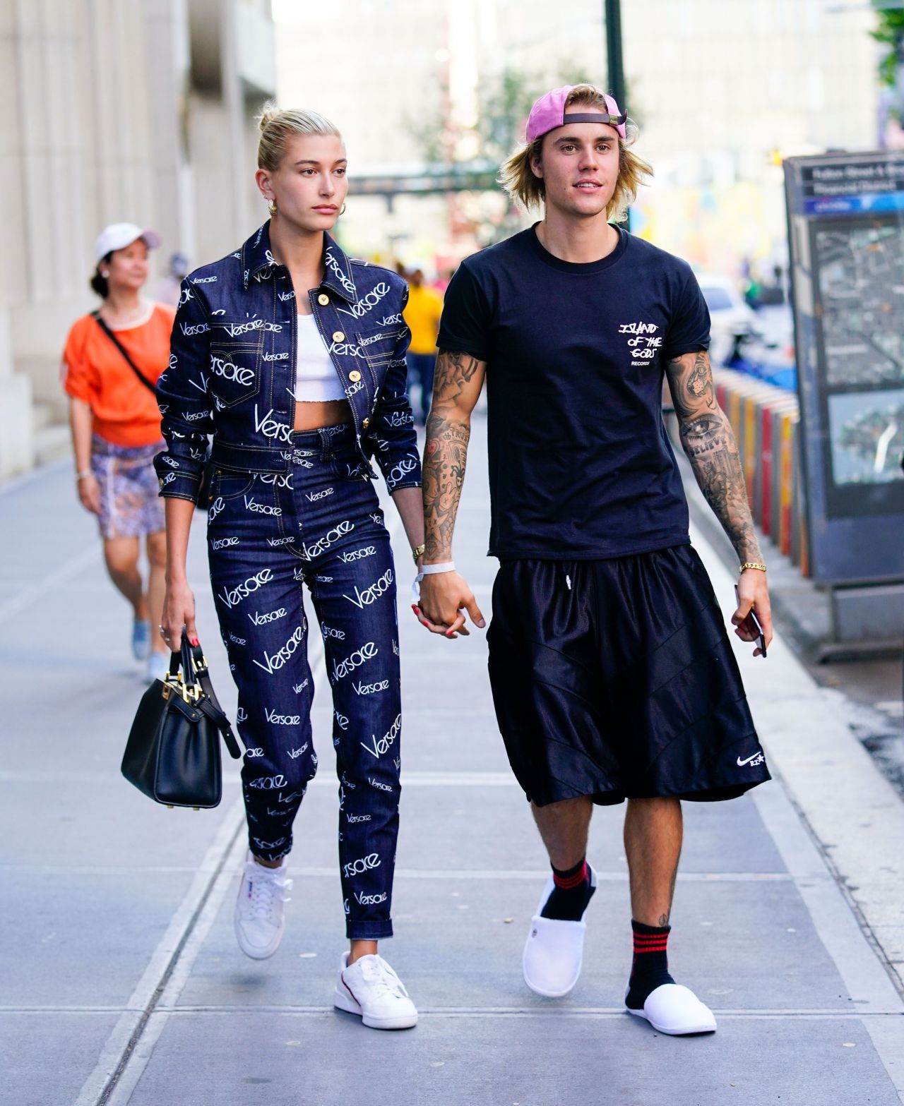 Hailey Baldwin and Justin Bieber - Leaving Nobu Restaurant in New York ...