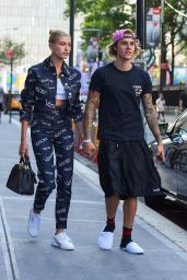 Hailey Baldwin and Justin Bieber - Leaving Nobu Restaurant in New York 07/05/2018