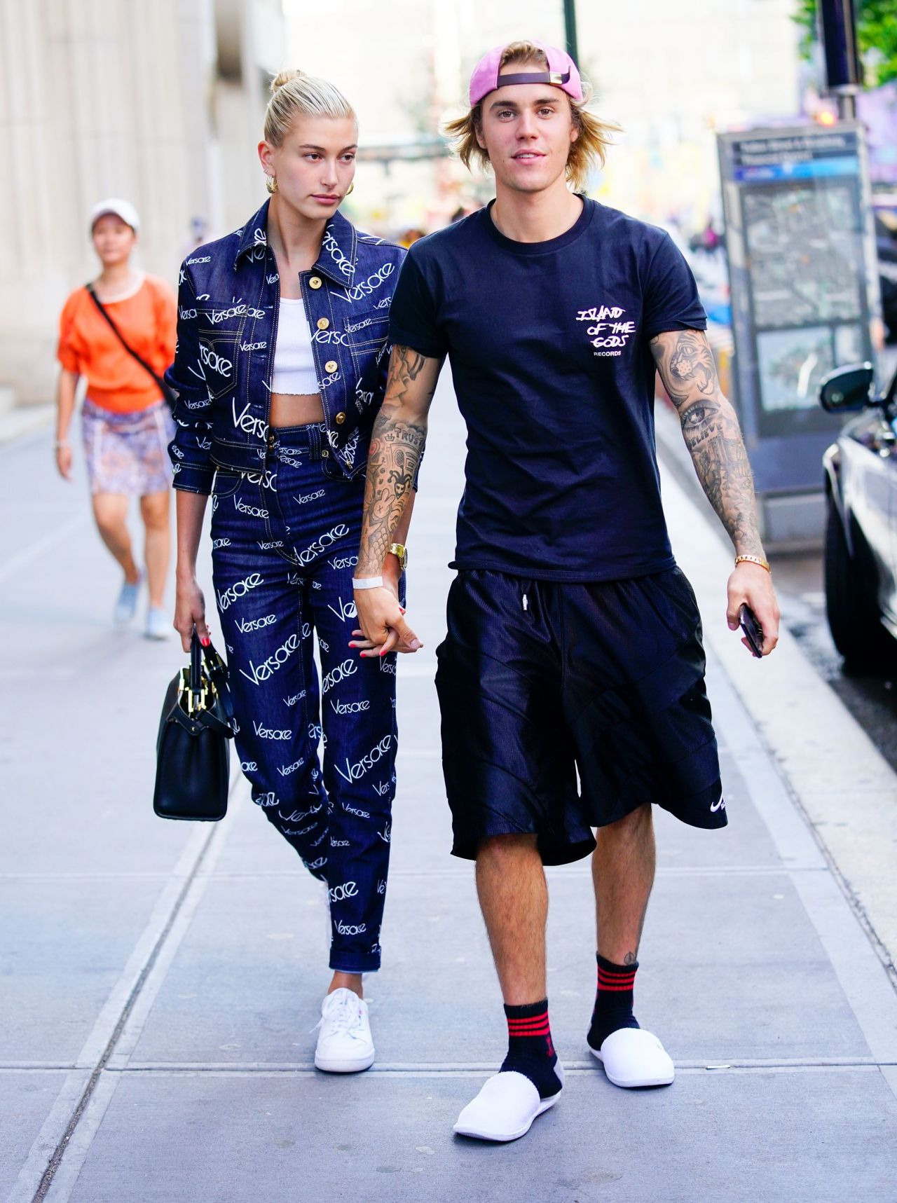 Hailey Baldwin and Justin Bieber - Leaving Nobu Restaurant in New York ...