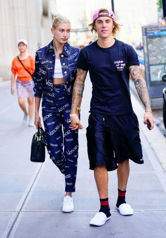 Hailey Baldwin and Justin Bieber - Leaving Nobu Restaurant in New York 07/05/2018