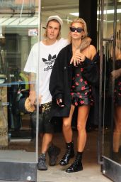 Hailey Baldwin and Justin Bieber Out in NYC 07/27/2018