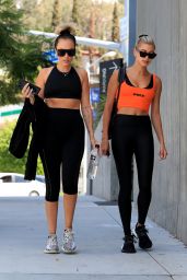 Hailey Baldwin in Workout Gear Leaves the Gym in West Hollywood 07/21/2018