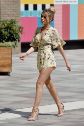 Hayley Hughes - Filming for the ITV "This Morning" Show in London 07/25/2018