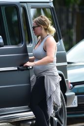 Hilary Duff on a Hot Day in Los Angeles 07/07/2018