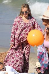 Hilary Duff on the Beach in Malibu 07/04/2018