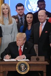 Ivanka Trump - U.S. President Donald Trump Signs an Executive in Washington