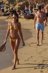 Izabel Goulart in Bikini at the Beach on Mykonos Island 07/13/2018