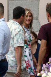 Jennifer Aniston in Lake Como in Italy 07/30/2018