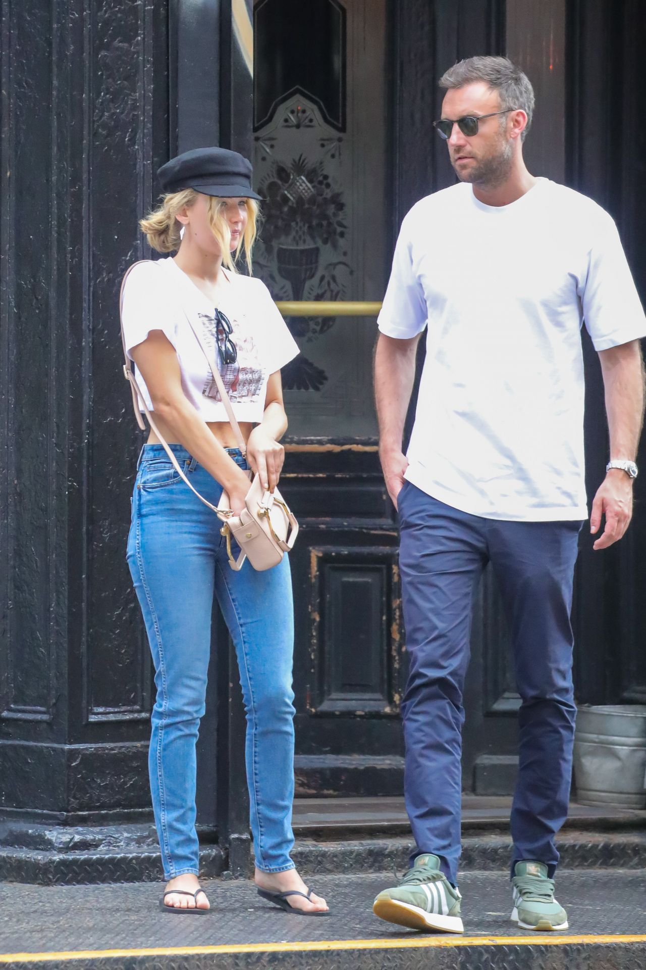 Jennifer Lawrence and Cooke Maroney in NYC 07/30/2018 ...