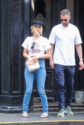 Jennifer Lawrence and Cooke Maroney in NYC 07/30/2018
