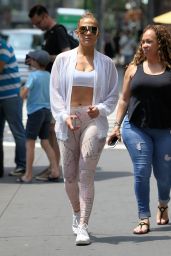 Jennifer Lopez - Leaves the Gym in NYC 07/01/2018