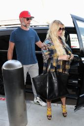 Jessica Simpson and Eric Johnson at LAX Airport in LA 07/30/2018