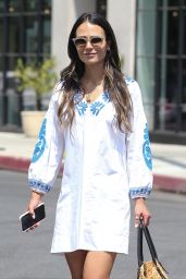 Jordana Brewster Cute Street Style - Out in West Hollywood
