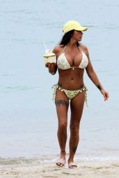 Katie Price in Bikini on the Beach in Thailand 07/18/2018