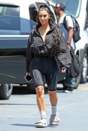 Kim Kardashian - Leaves the Saved By The Max Pop-Up Diner in West Hollywood