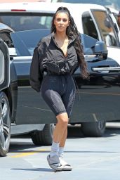 Kim Kardashian - Leaves the Saved By The Max Pop-Up Diner in West Hollywood