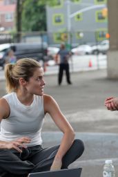 Krysten Ritter and Rachael Taylor - "Jessica Jones" Set in NYC 07/05/2018